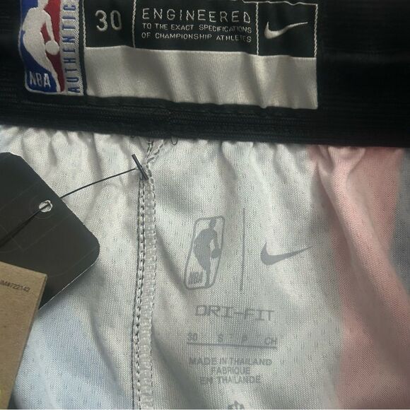 Nike Swingman Brooklyn Nets City Edition Basketball Shorts Small DX8694-010 - Picture 4 of 8